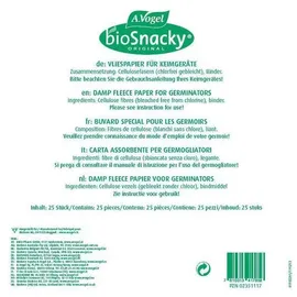 RAPUNZEL Bio Snacky Vliespapier für Sprossengarten