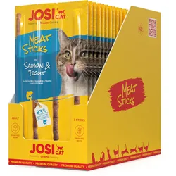 JosiCat Meat Sticks Salmon & Trout Vorratspack (20 x 35g)