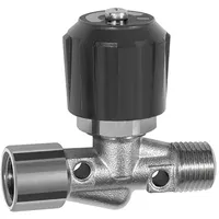 Riegler Nadelventil, Messing vernickelt, IG/AG, Rp/R 1/8, DN 4