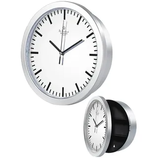 St. Leonhard Uhr mit Geheimfach: Wanduhr mit Geheimfach (Uhr mit Versteck, Wanduhr Safe, Badezimmeruhr)