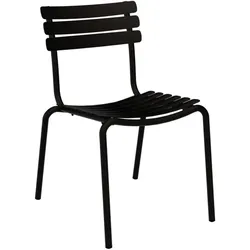 ALUA Outdoor Stuhl ohne Armlehne Schwarz
