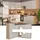 Vicco Winkelküche L-Form 227 x 287 cm Grau/Beige