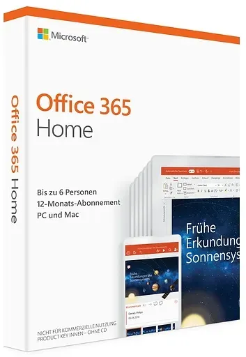 Microsoft Office 365 Home, 6 Gebruikers