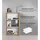 mokebo Mehrzweckschrank Sonoma Eiche, 2 Fächer, 60x110x34 cm, Waschküche, Mehrzweckschränke