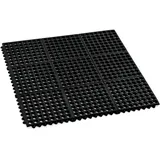 Was Fußbodenmatte 91,5 x 91,5 cm Schwarz