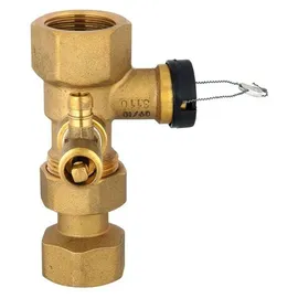 Afriso Kappenventil G 3/4" x 3/4" mit Ablasshahn