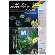 Folia Hologrammfolie 23 x 33 cm 4 Blatt selbstklebend