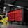 KS Tools PERFORMANCEplus P45 SCHWARZ/ROT Werkstattwagen mit 14 Schubladen