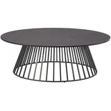 Solpuri Beistelltisch Grid - 90 cm rund / 30 cm hoch 305 - anthrazit 436 - HPL volcano smoke