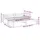 vidaXL Tagesbett 90 x 200 cm Wachsbraun