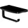 Steinberg Serie 450 Toilettenpapierhalter mit Ablage, 4502820S Farbe: Mattschwarz