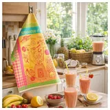 Garnier Thiebaut Geschirrtuch Smoothie D'Ete Fruite 56x78 cm Baumwolle