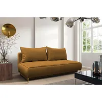Mid.you Schlafsofa, Rost, Textil, 2-Sitzer, 200x90x97 cm, Liegefunktion, Wohnzimmer, Sofas & Couches, Schlafsofas, Schlafsofas mit Bettkasten