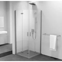 Polysan s.r.o. Komplettdusche ZOOM Rechteckige Duschkabine 700x800mm, Eckeinstieg, BxT: 70x80 cm, Polysan-ZL4715R-01-SET