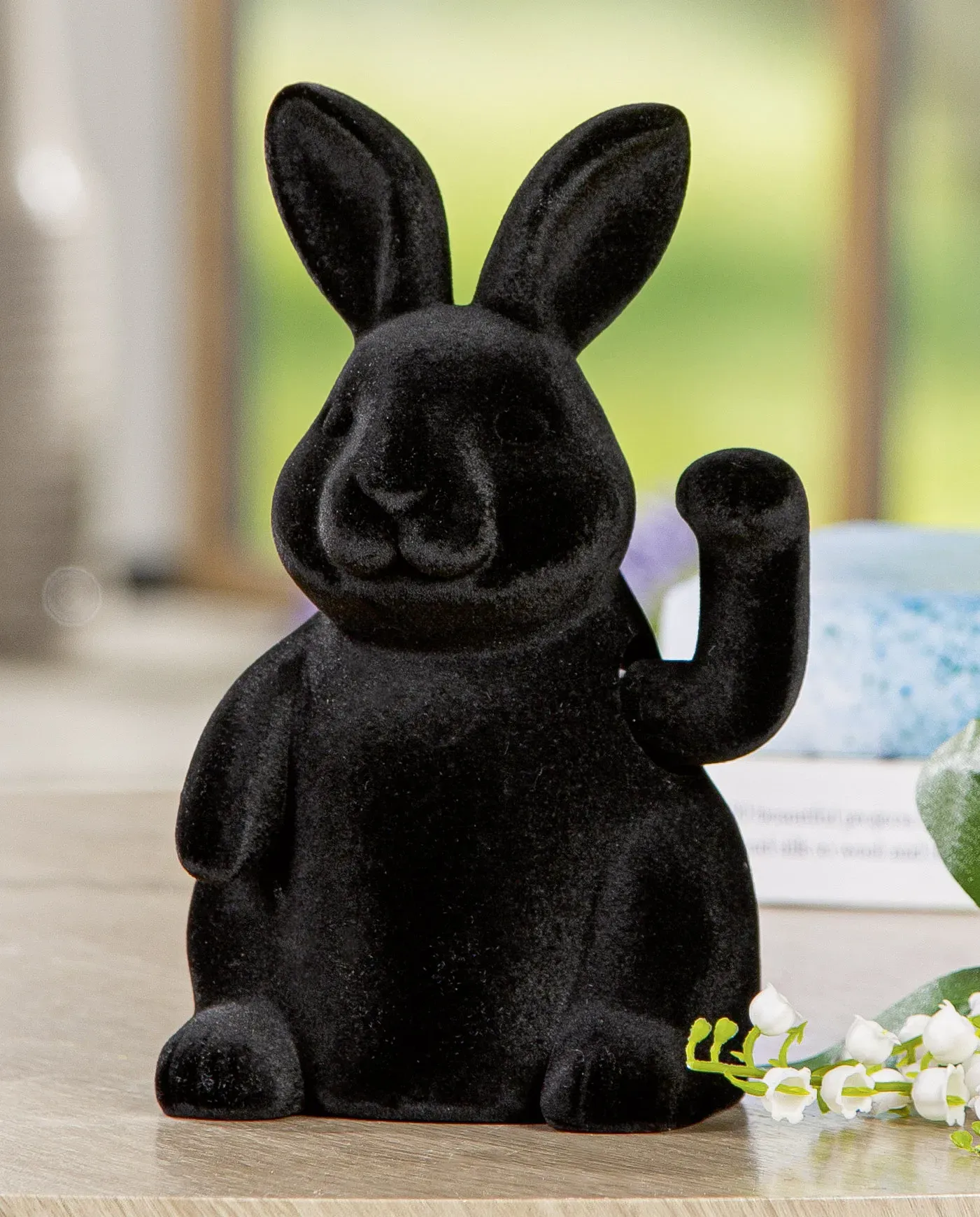 Winkehase schwarz 19cm