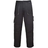 PORTWEST Herren Arbeitshose Texo Kontrast M, Schwarz,