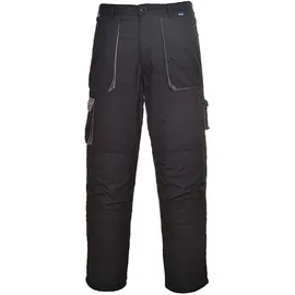 PORTWEST Herren Arbeitshose Texo Kontrast M, Schwarz,