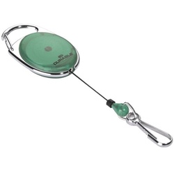 Durable Ausweishalter »Jojo Style« mit Federhaken grün, 5.6 cm