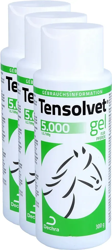 3er Set Tensolvet 5.000 I.e. für Pferde 300 g