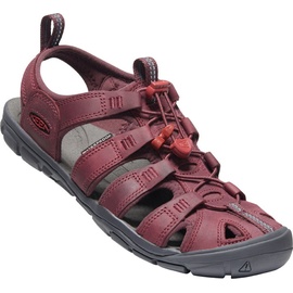 Keen Damen Schuh CLEARWATER CNX LEATHER, WINE/RED Dahlia 40