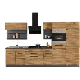 kochstation Küchenzeile KS-Tulsa 350 cm beige