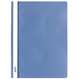 Herlitz 975441 Schnellhefter A4 PP mit transparentem Vorderdeckel, 10 Stück, blau