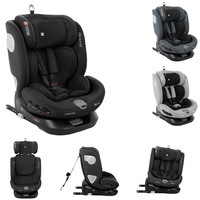 Kikkaboo Kindersitz i-Moove i-Size (40-150cm) Isofix 360-Grad-Drehung Kopfstütze schwarz