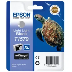 Original Epson C13T15794010 / T1579 Tintenpatrone schwarz hell hell