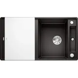 Blanco Axia III 5 S-F links Flächenbündig silgranit schwarz Handbetätigung 905 x 500 mm