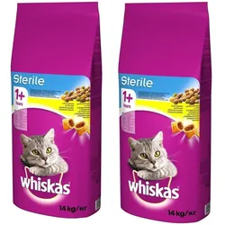 WHISKAS Adult Sterile 14kg x 2