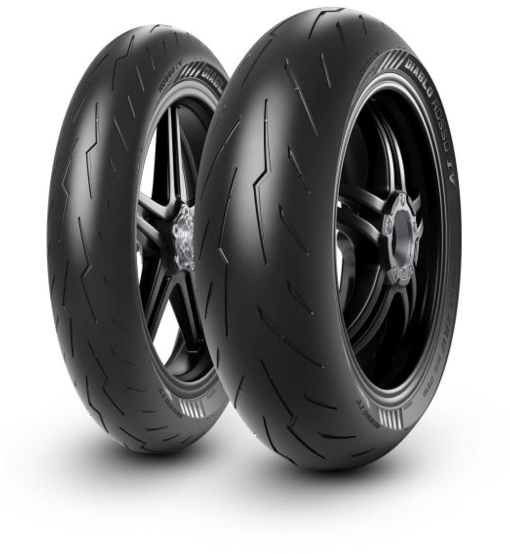 PIRELLI DIABLO ROSSO IV 190/55ZR17 TL 78W, Pneu moto Arrière