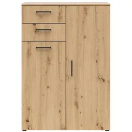 mömax Kommode Multistauraum 80 x 115 x 40 cm Eiche Artisan