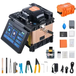 VEVOR Glasfaser Spleißgerät Fiber Fusion Splicer 4 Motoren Fusions-Spleißgerät