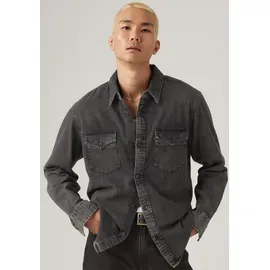Levi's Relaxed Fit Jeanshemd Schwarz M