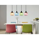 meineWunschleuchte Quenya 4-flg. 90 cm bunt Glas