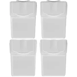 KEDEN Mülltonne 80 l 4-tlg. weiß