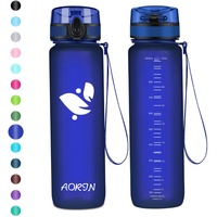 AORIN Trinkflasche - 500ml - Wasserflasche BPA-Frei & Tritan Auslaufsicher Sportflasche, Erwachsene,Trinkflasche Kinder, Fitness,Laufen,Yoga,Fahrrad,Outdoor