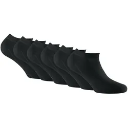Sneakersocken ROHNER SOCKS "Socken sneaker 3-er pack 6er Pack", Damen, Gr. 47-50, schwarz, Obermaterial: 75% Baumwolle CO. 23% Polyamid PA. 2% Elasthan EL., Socken Sneakersocken