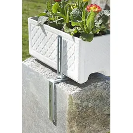 Alba Krapf Blumenkastenhalter H-Form max. 24 cm Breite verzinkt