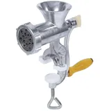 Fleischwolf Manuell, Hand Wurstfüller Maschine Manueller Fleischmühle Wurstfüllgerät Aluminium Fleischwolf mit Schraubzwinge für Tischmontage, für Hackfleisch Wurst Küchenhelfer