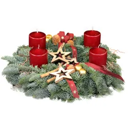 Tchibo - Adventskranz - bordeaux