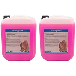 FABA Chemie Flüssigseife, Handseife, Seife für Seifenspender  2 x 10 L