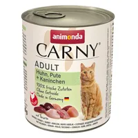 Animonda Carny Katzen Nassfutter Huhn, Pute, Kaninchen 6 x