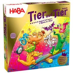 HABA Unisex Spiel Tier auf Tier Deluxe 1er Pack