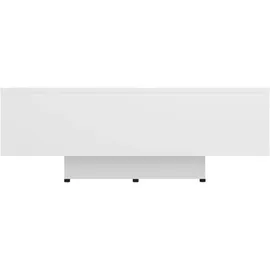 furnicato Moderner Couchtisch Weiß Holzwerkstoff 85 x 55 x 31 cm