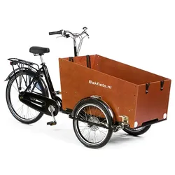 Bakfiets CargoTrike Classic Narrow Steps Scheibenbremsen (vorne und hinten) Schwarz NuVinci Stufenlose Schaltung