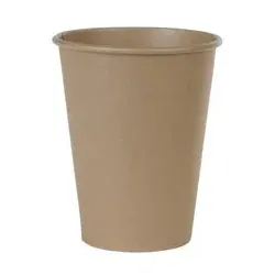 emissimo Kaffeebecher Pappbecher aus Kraftpapier + PE - Pappbecher Kapazität 500 ml (16 oz) braun  1000 Stück