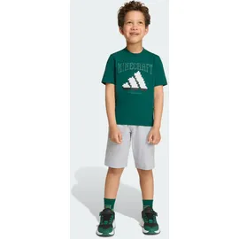 adidas MINECRAFT T-SHIRT-SET - Collegiate Green - 116