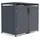 FM-SOLAR Mülltonnenbox 132 x 80 x 116 cm anthrazit