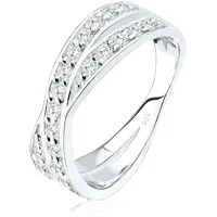 Elli Ring 925 Sterling Silber in Weiß | Gr.: 58